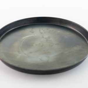 Round Blue Steel Pizza Sheet 12 5/8""