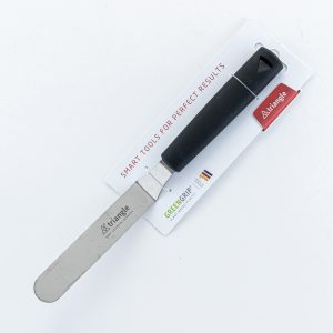 Confiserie spatula cranked, 4.72", carded