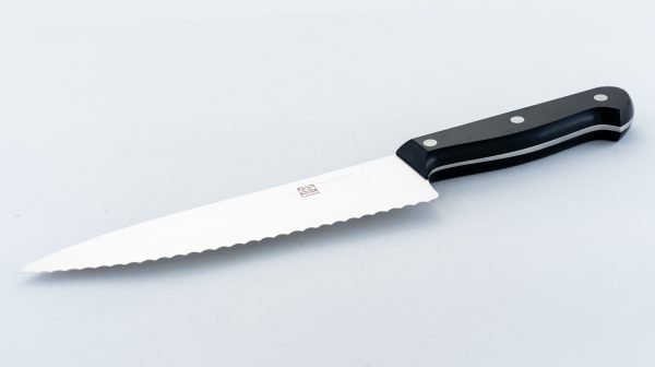 Professional.Serrated Fish Knife Black 7.87" - Image 2