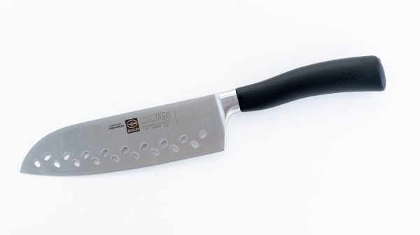 PrimTech Santoku Knife w/Granton Black 7.09" - Image 2