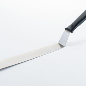 Spatula Offset W/Black Pls.Hdl 10".(King)
