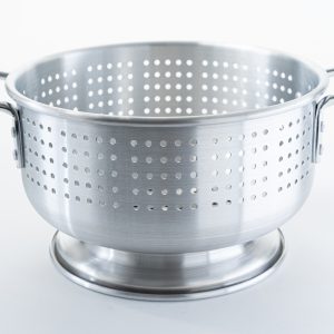 Colander w/Base & Handle, 8qt, Alu