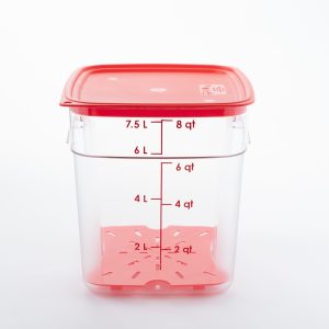 Square FP Cover 6/8 QT-TRRED