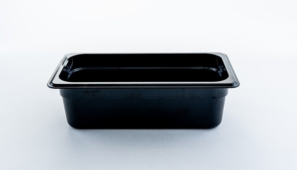 Food Pan 1/3x4" CW-BLACK