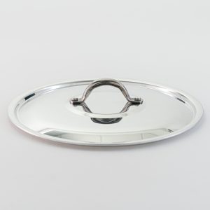 Round Lid Loop Handle w/rim 9"