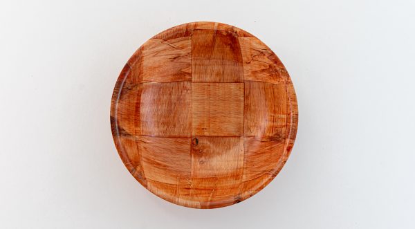 8" Salad Bowl, Wooden - Image 2