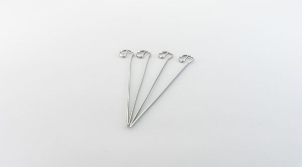 Skewers Set Of 4 Length: 8.20" Stainless Steel Of 4 Length: 8.20" Stainless Steel Silver - Image 3