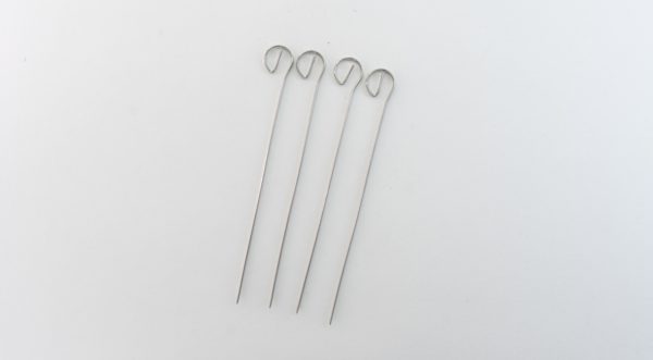 Skewers Set Of 4 Length: 8.20" Stainless Steel Of 4 Length: 8.20" Stainless Steel Silver - Image 5