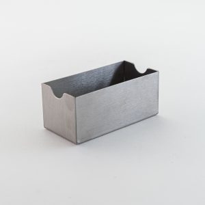 Sugar Packet Holder 4.15"x2.09"x1.97".Ht.S/S