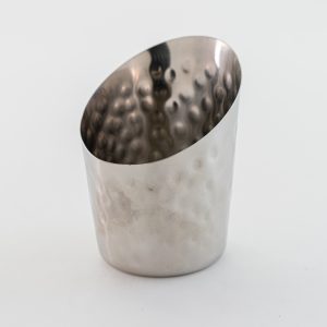 French Fry Cup Mirror (Hammered) Tapered