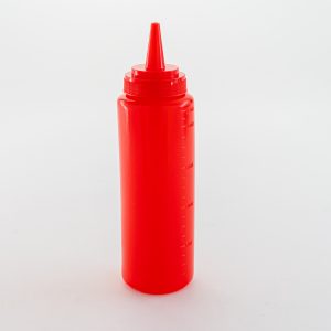 Squeeze Bottle Large 8oz. Red 12 pcs