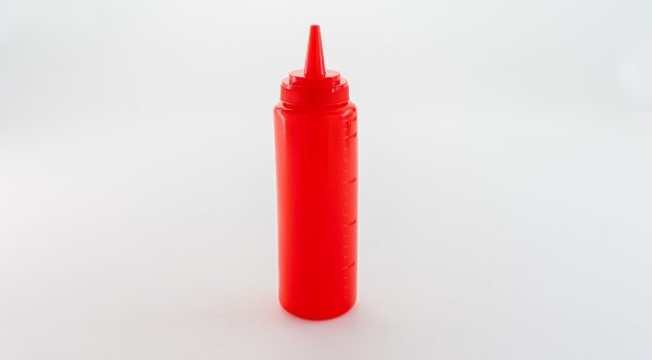 Squeeze Bottle Large 8oz. Red 12 pcs