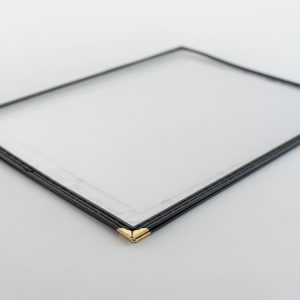 Menu Cover, Double Fold, 9-3/8" x 12-1/8", Black