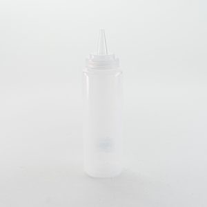 Squeeze Bottle Large 8oz. Clear 12 pcs