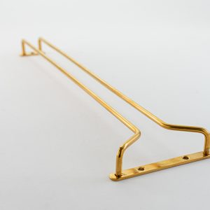 Glass Hanger St.Steel 16"( Brass Platted)