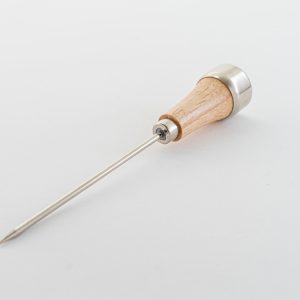 Ice Pick, Wooden Hdl, Tempered Steel