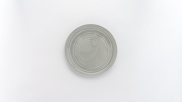 Country House Flat Round Plate Gray 9"" 6pcs - Image 2