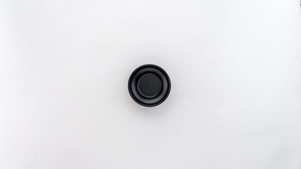 Round Dish 4" Matt Black 20 pcs - Image 2