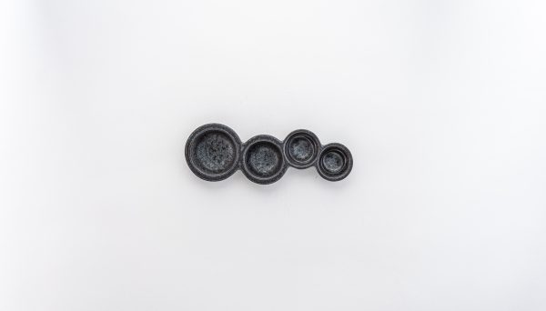 Isamu 4 Space Dip Dish Black 9.06" 3 pcs - Image 2