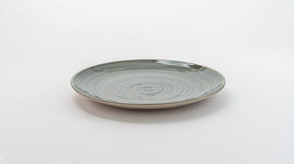 Spot Coupe Flat Plate Peridot 11.02" 12 pcs