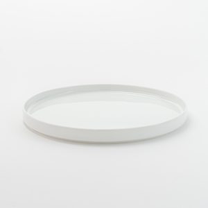 Plate flat coup stackable 9.84" 6 pcs