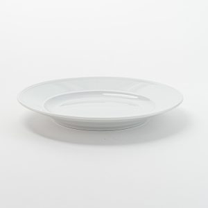 Come4 Table Plate flat with steep rim 10.2" 6 pcs