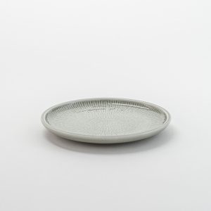 Shiro Glaze Plate flat coupe structure 6.7" 12 pcs