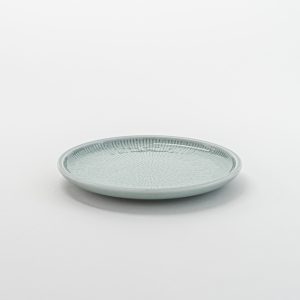 Shiro Glaze Plate flat coupe structure 6.7" 12 pcs