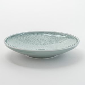 Shiro Glaze Plate deep coupe structure 10.2" 6 pcs