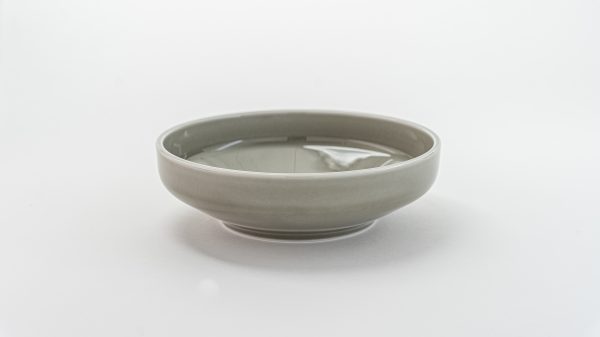 Shiro Glaze Dish round STEAM 8.6"/50.7oz 3 pcs