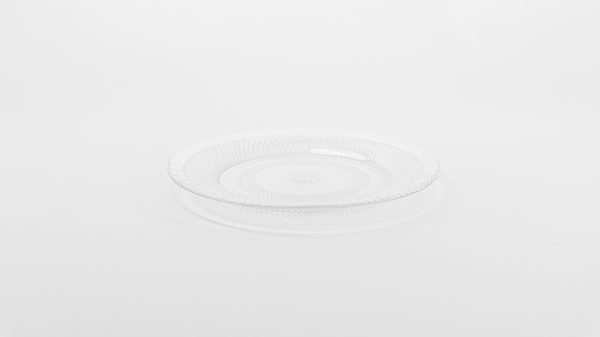 Crystal Plate Clear 9.85" 6 pcs