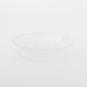 Popcorn Soup Plate Round Clear 8.65" 6 pcs