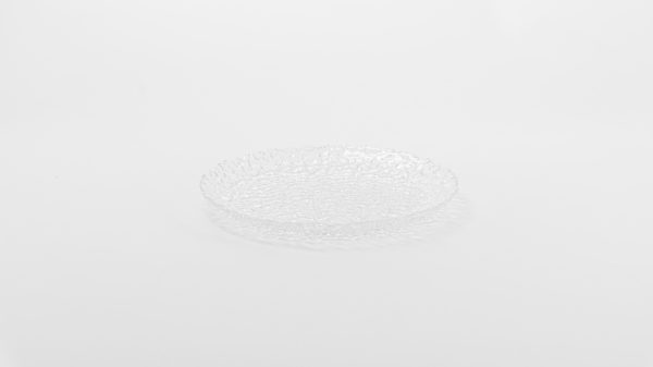 Popcorn Round Dessert Plate Clear 8.25" 8 pcs - Image 2