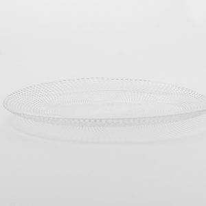 Artina Oval Plate Clear 12.6" 6 pcs