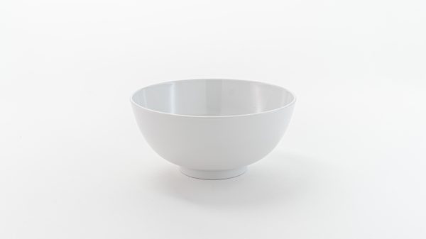 Round Bow 7'' Shiny White 12 pcs
