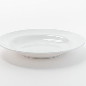 Deep Plate 10.9'' Shiny White 12 pcs