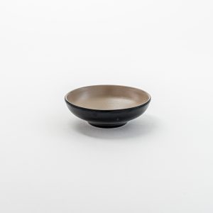 Round Bowl Round 5'' " Beige & Black 24 pcs
