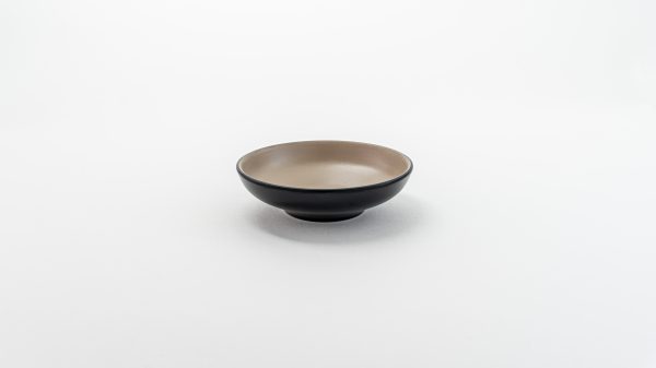 Round Bowl Round 6'' " Beige & Black 12 pcs