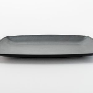 Round Plate 12" Matt Black 12 pcs