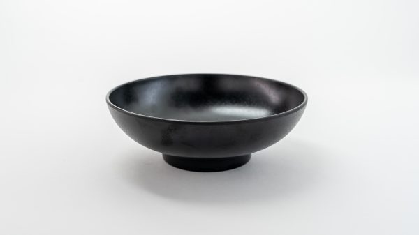 Round Bowl 8.8" Matt Black 12 pcs