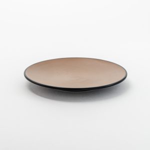 Round Plate Round 8'' " Brown & Black 12 pcs