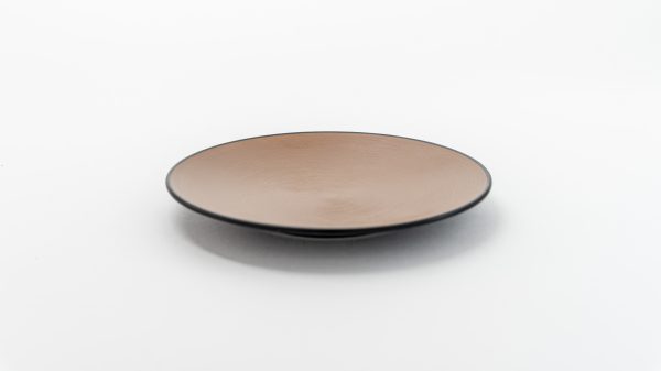 Round Plate Round 9'' " Brown & Black 12 pcs