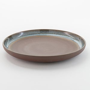 Auberge Large Deep Plate Brown 10.24" 2 pcs