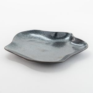 Shell Small Serving Plate Black 3pcs