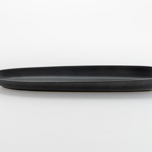 Tide Small Serving Plate Black 12.68" 1 pc
