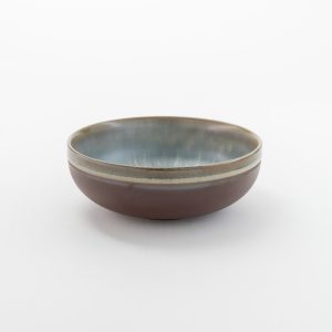Auberge Salad Bowl Brown & Blue 6.89" 1 pc